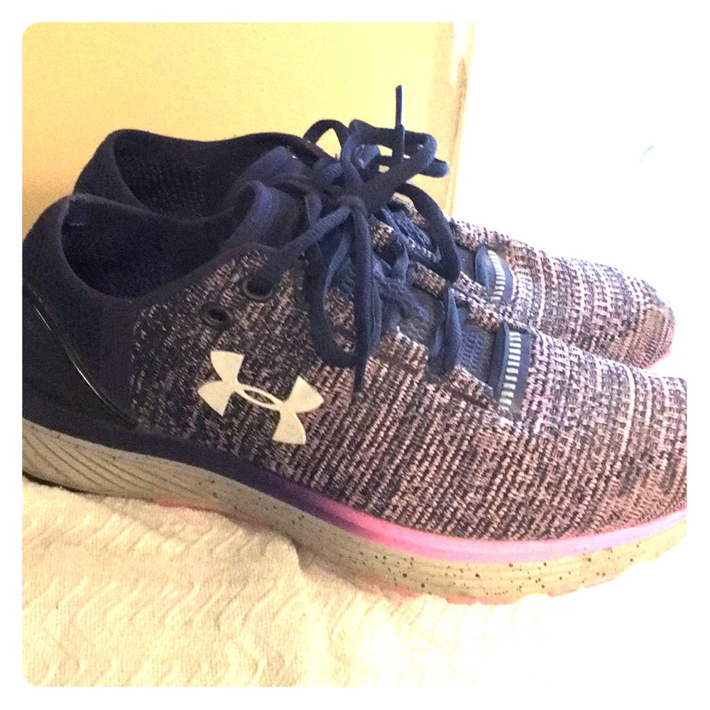 Pink and Purple UnderArmor size 6.5 H Bandit3